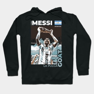 Lionel Messi - Street Art - Soccer Icons Hoodie